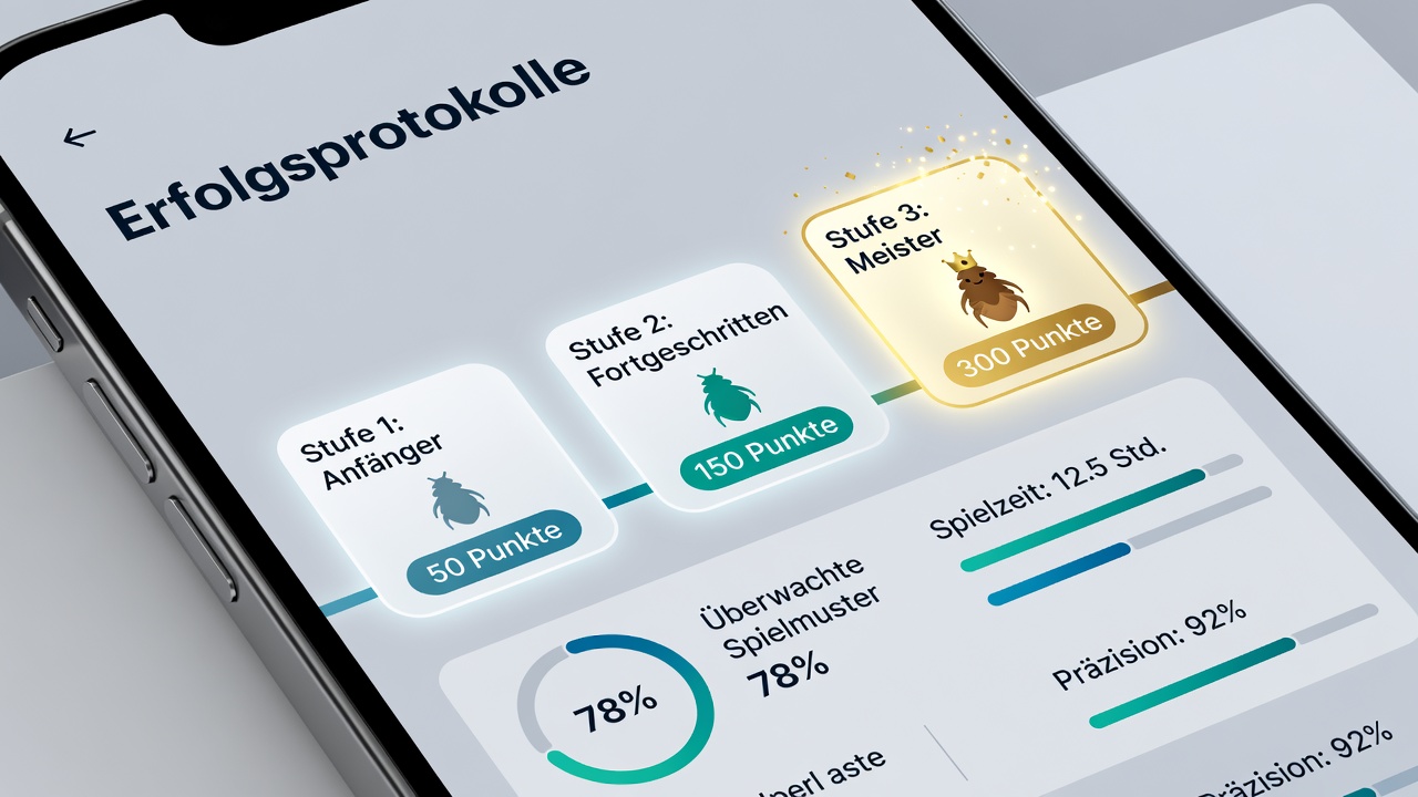 Analyse von Spielmustern und Belohnungsstufen in mobilen Apps