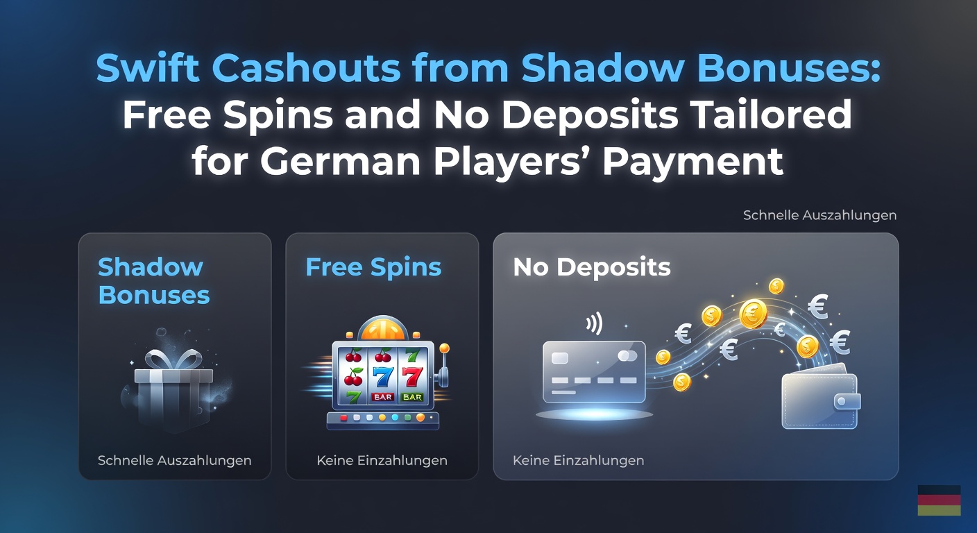 Darstellung von No-Deposit-Boni mit deutschen Zahlungsmethoden wie Giropay und blitzschnellen Auszahlungen
